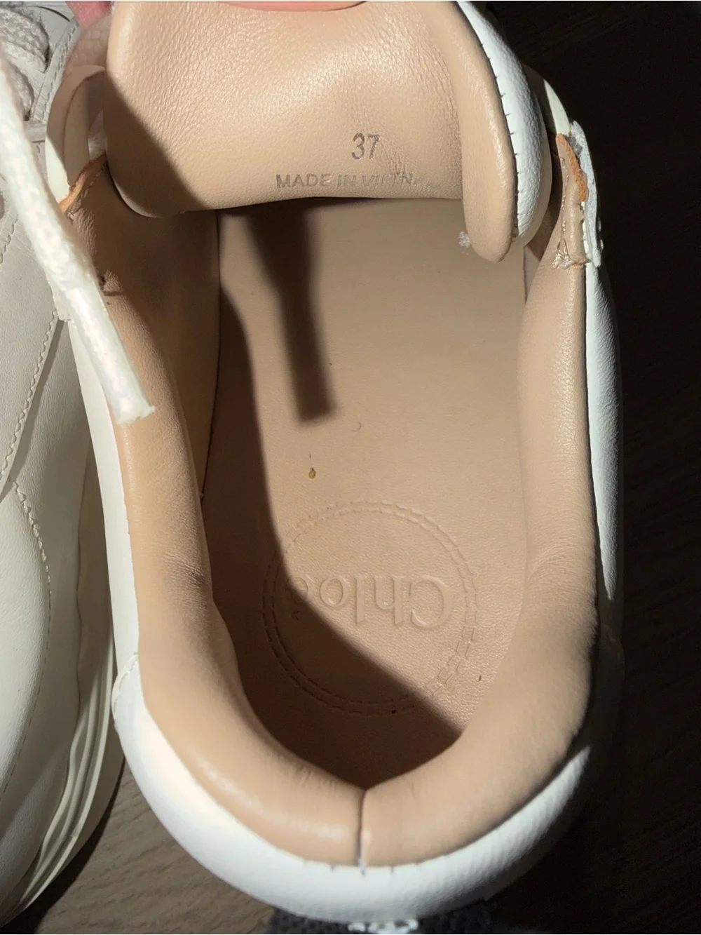 Chloé Lauren Low-Top Leather Sneakers